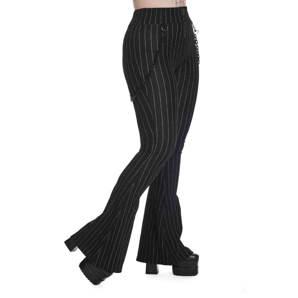 Banned - Charcoal Chic Flared trousers - Black
